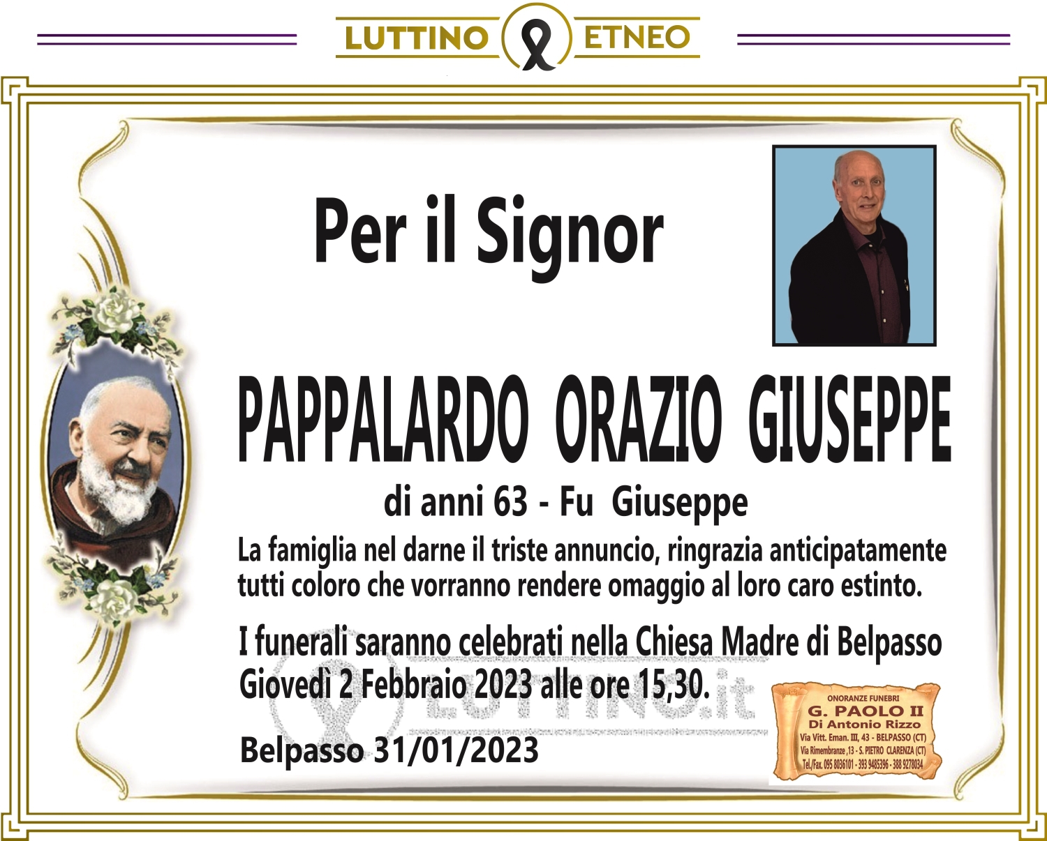 Orazio Giuseppe Pappalardo 